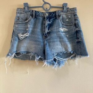 Lovervet - Casual Blue Distressed Jean Shorts